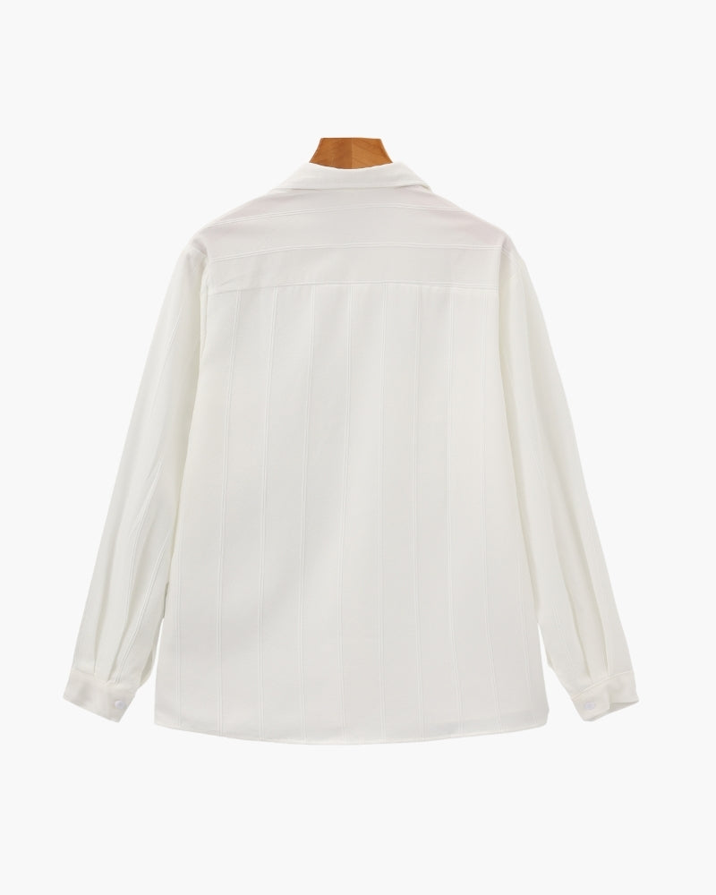 ST Tropez Ribbed Shirt - Old Money