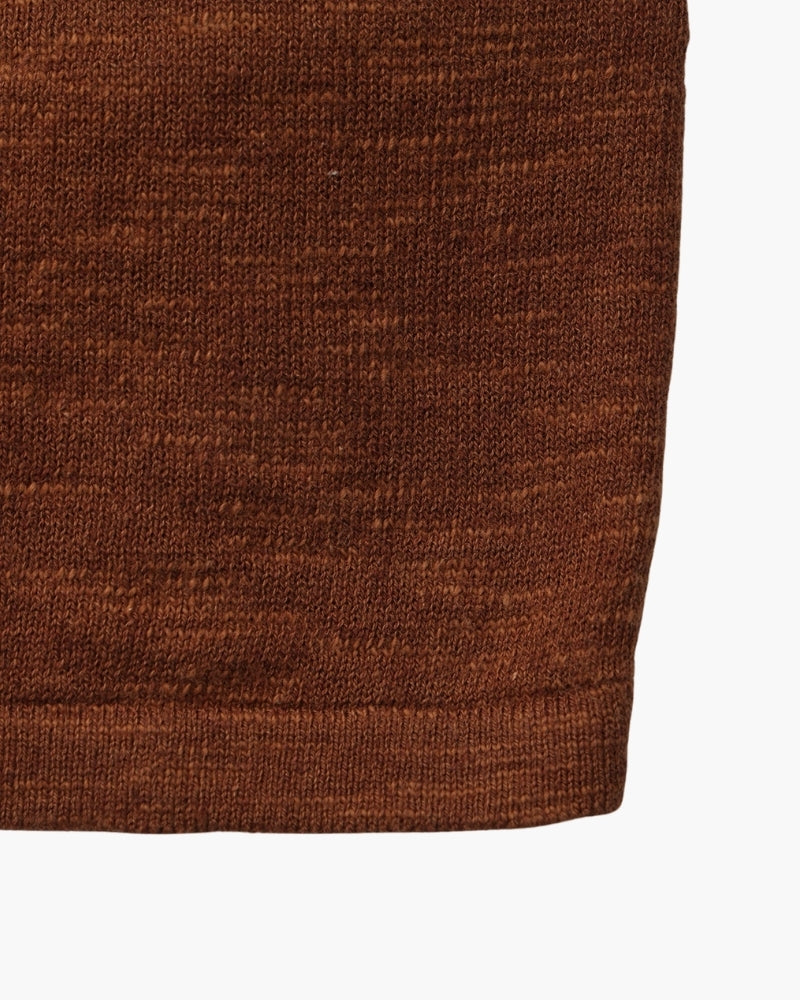 Linen Cotton Essential Crewneck - Old Money