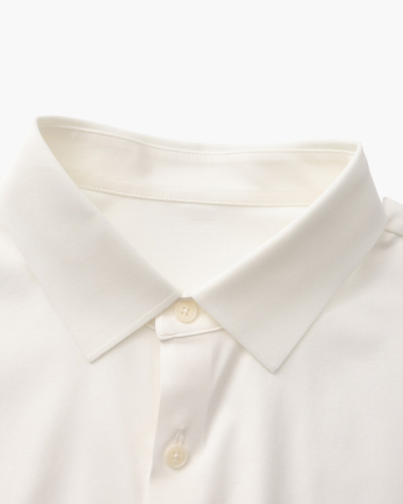 Tailored Cotton Flex Shirt - Old Money