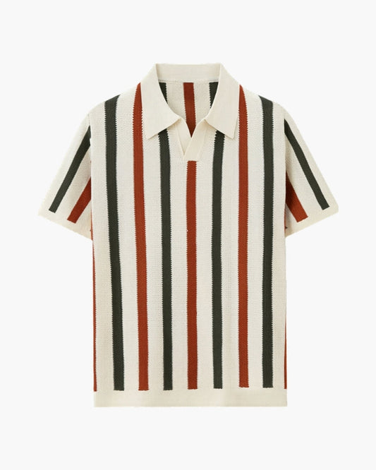 Resort Knit Stripe Polo - Old Money