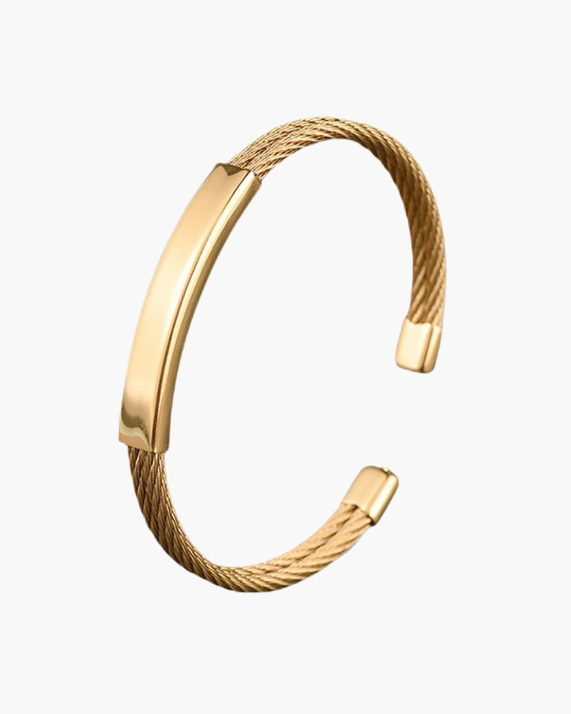 Torque Cable Cuff - Old Money