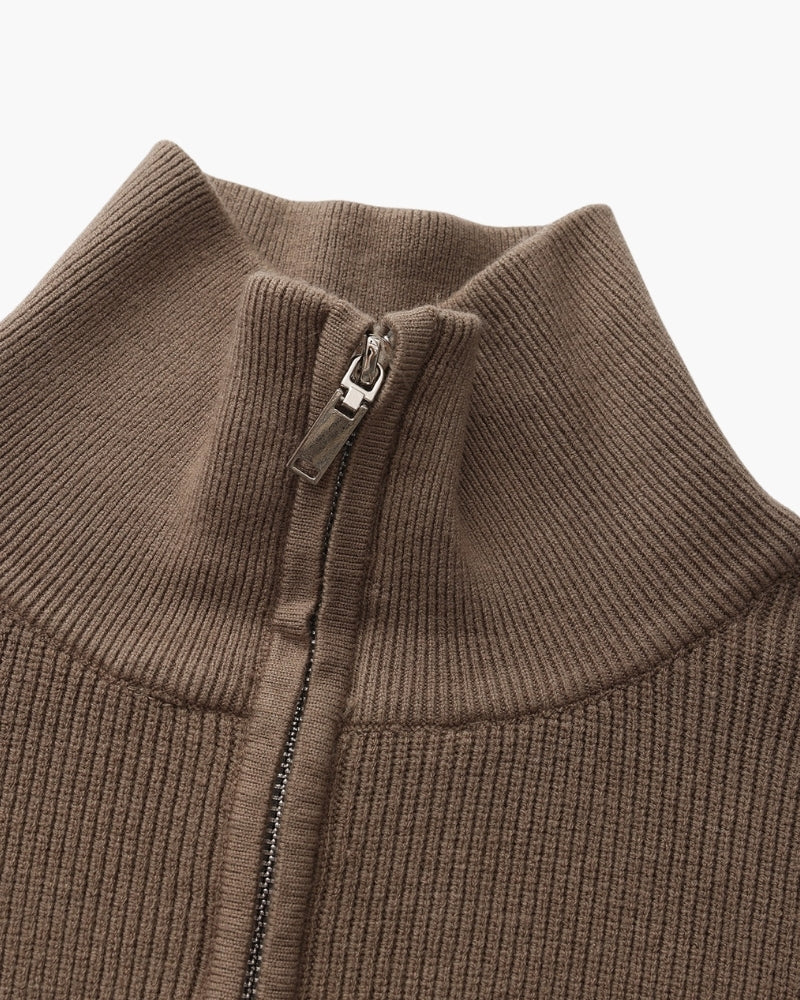 Refined Half-Zip Knit Pullover - Old Money