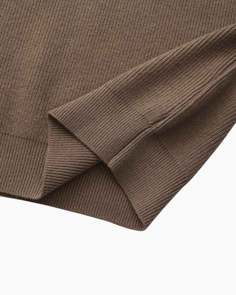 Refined Half-Zip Knit Pullover - Old Money