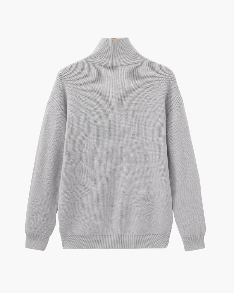 Refined Half-Zip Knit Pullover - Old Money