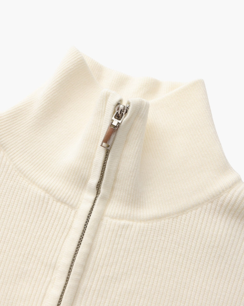 Refined Half-Zip Knit Pullover - Old Money
