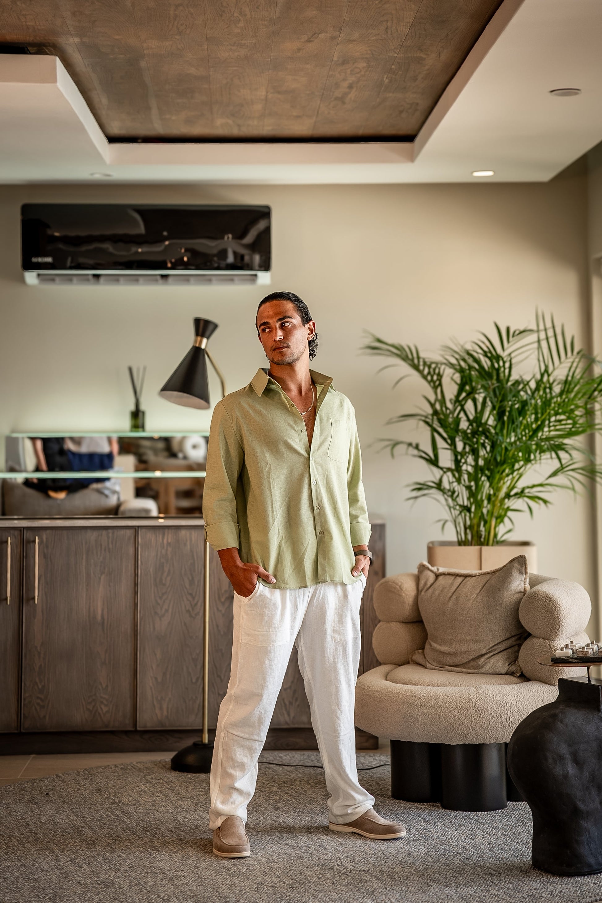 Old Money Linen Combo (Longsleeve) - Old Money