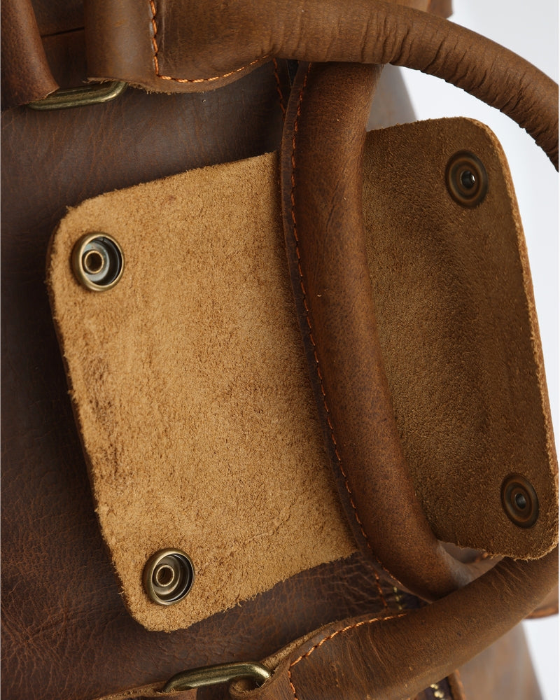 Montague Leather Duffle - Old Money